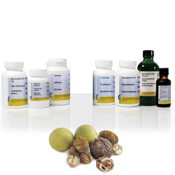 Darm-Kräuter Set, mit Schwarzwalnuss-Bitter 120 ml.